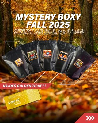 MYSTERY BOXY JSOU ZPĚT🍂🍁 a nově i se speciálním golden ticketem🏅 už tuto neděli v 20:00 na našem webu - buďte ready👀 #fyft